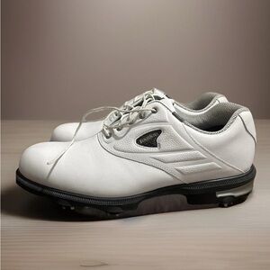 FootJoy GF II 59985 Golf Shoes White Leather OptiFlex Softspikes Men's Size 8